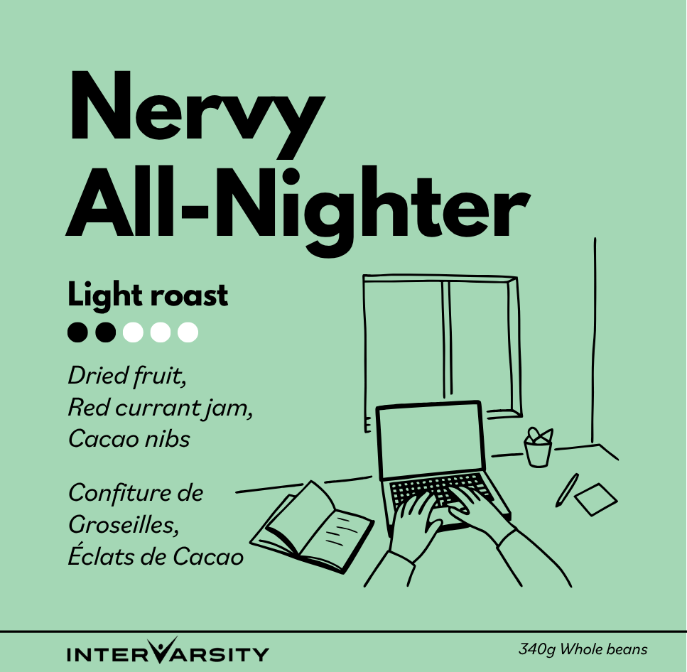 Custom Labels - Intervarsity - Nervy All-Nighter