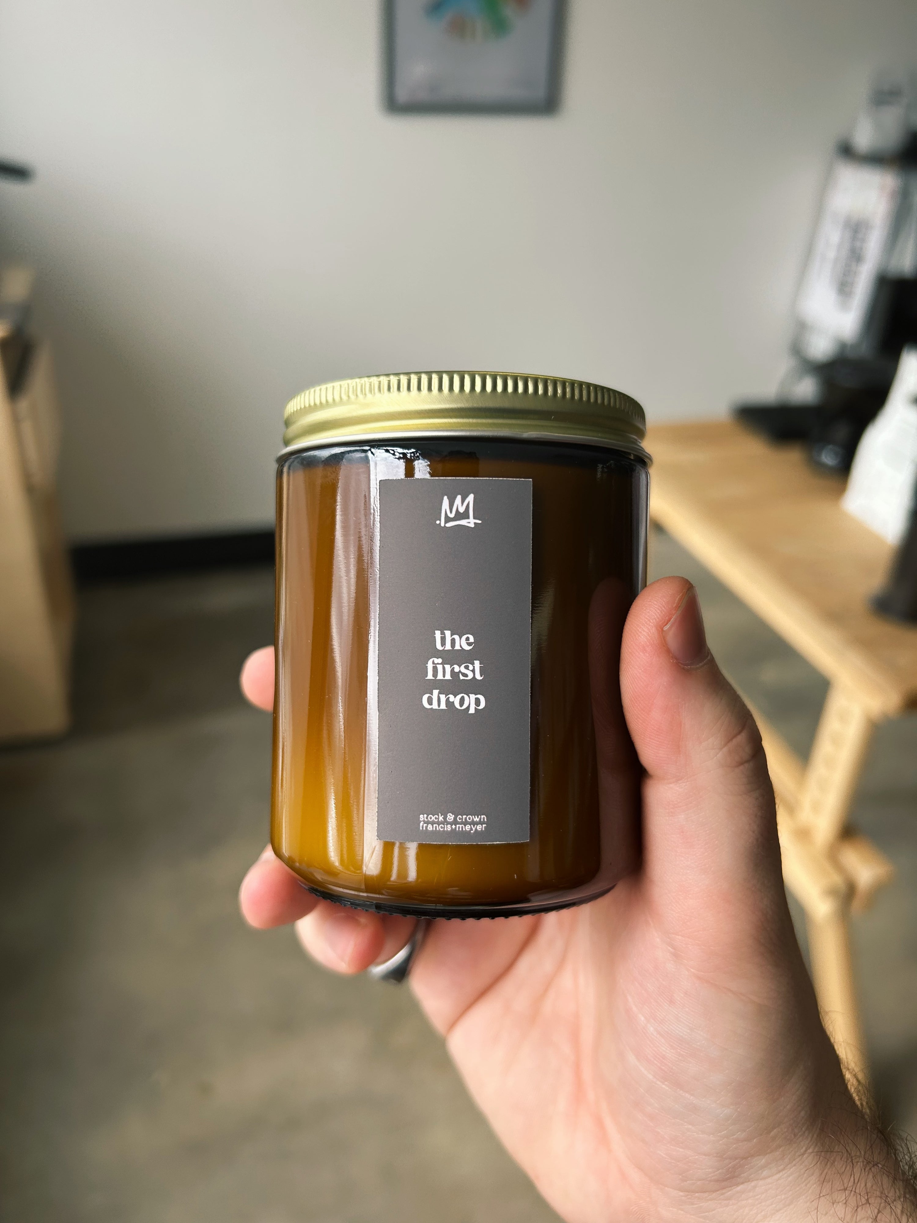 "THE FIRST DROP" Candle (Discounted for Mother's Day)