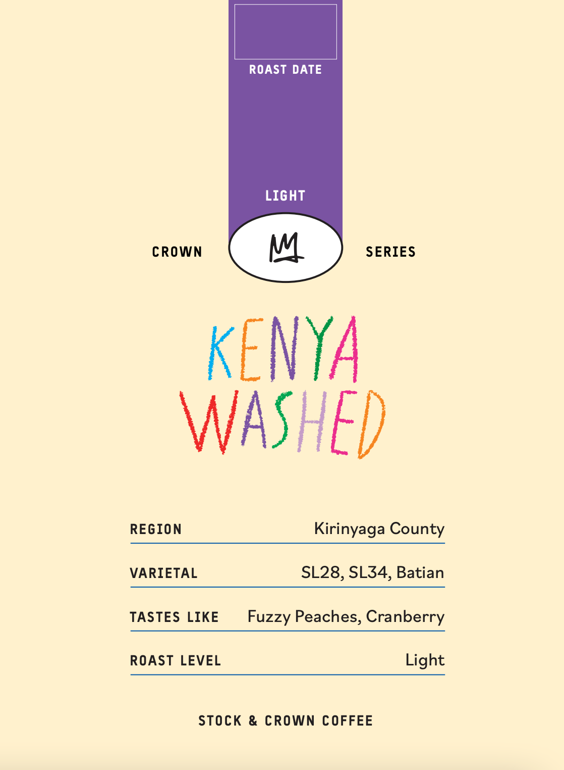 Kenya Washed - Light Roast •
